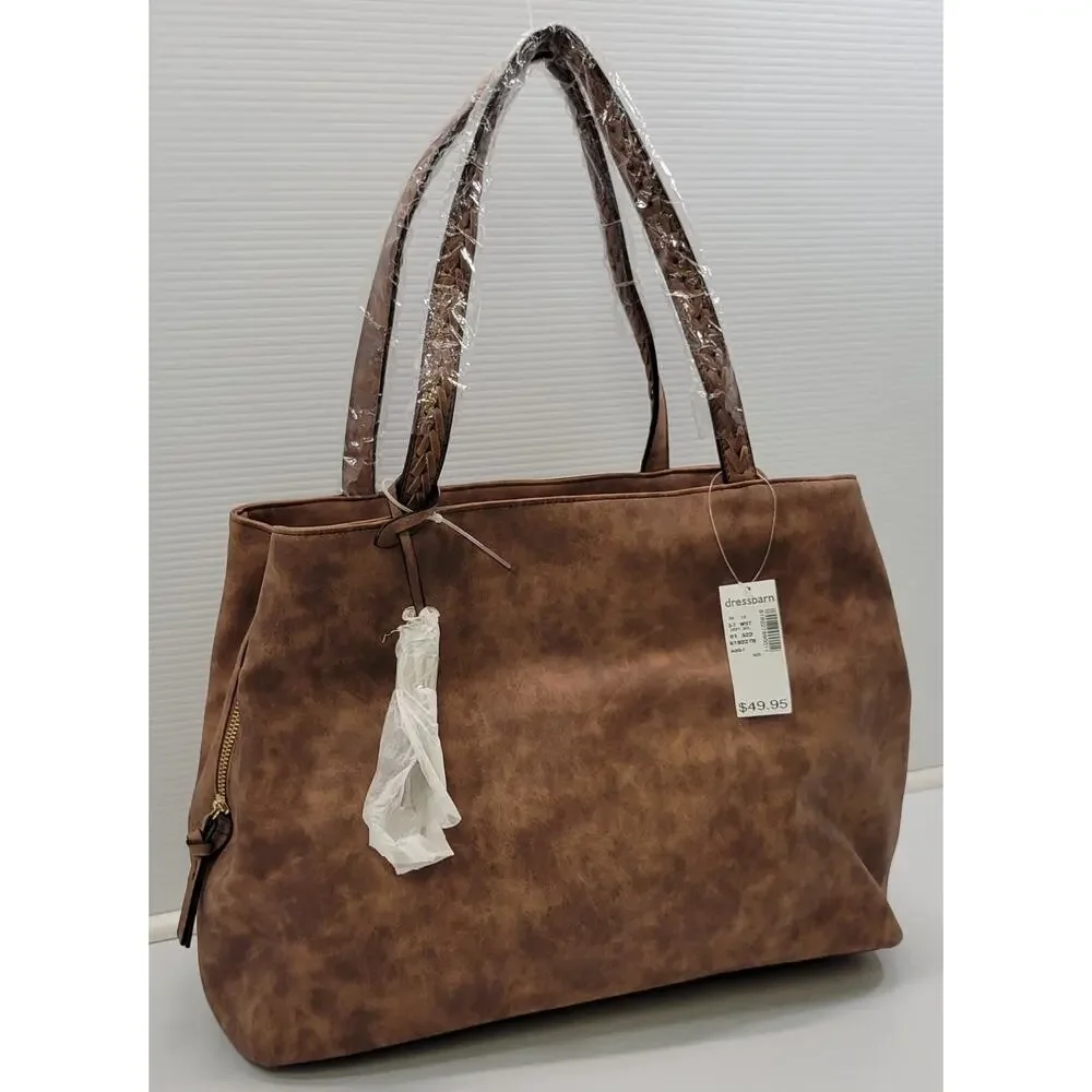 dressbarn brown faux